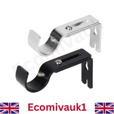 2PCS Metal Curtain Rod Rail