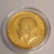 1913 Full Sovereign Coin, King George V Full Sovereign In Capsule
