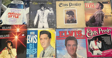 9 x Elvis vinyl LP records
