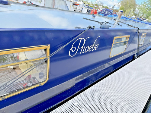 Wide beam canal boat - beam,