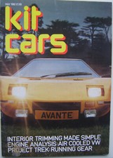 Kit Cars 5/82 Beetle Avante Ranger Cub WM Trek GP Madison GTM Mini based cars +
