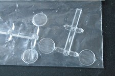 KCR Clear Front Light Lenses For Wedico 1/16 & Tamiya 1/14 Trucks - WS002