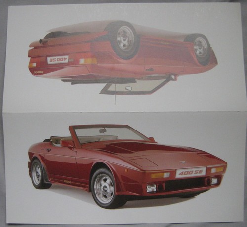 1992 tvr 400 brochure - 400,