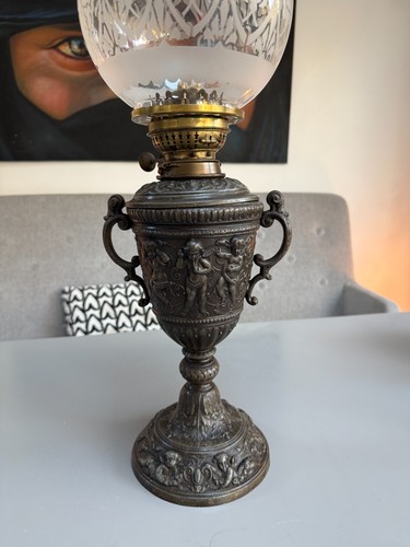 Antique spelter cast iron - spelter,