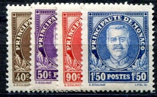 Monaco 1933 116 119 set - *, with