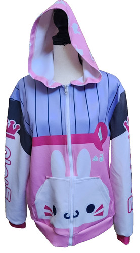Weeb anime bunny hoodie - weeb, d.va
