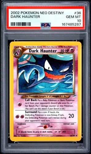 Psa dark haunter - psa, 10