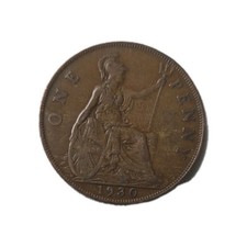 1930 King George V One Penny