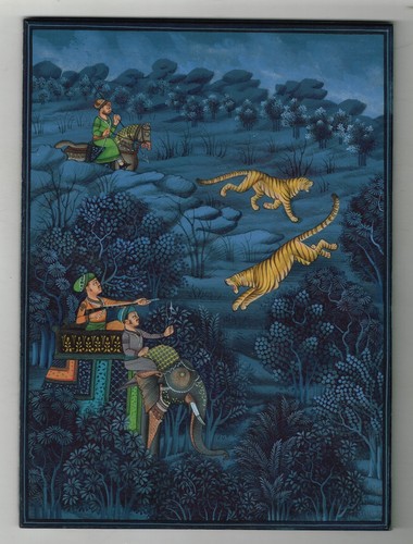 Indian miniature painting - miniature,