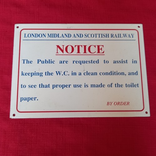 Vintage style railway sign - style,
