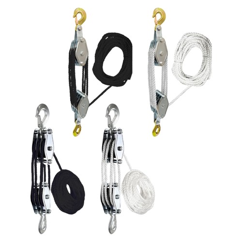 Block and tackle - block, system