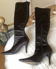 KAREN MILLEN BLACK SATIN