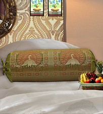 Brocade Silk Bolster Cover