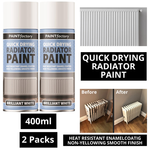 Brilliant white radiator - 2x,