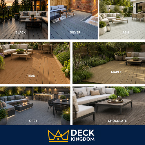 Composite decking boards - 4.8m,