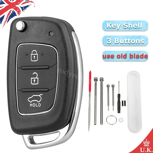 Buttons flip key fob case - flip,