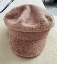 Ladies pink Baker Boy cap one size