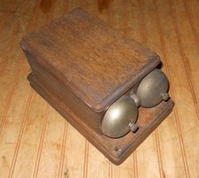 Antique Wooden Wall Telephone