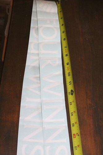 Four winns boat - winns, decal