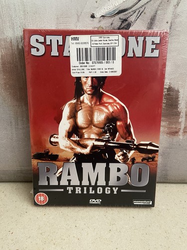 Rambo trilogy dvd - rambo,