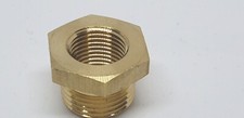 Single Brass Vintage Spark Plug Adaptor 18mm to 14mm 