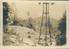  1929 photo Timber cable railway Topa Murree NW British India Pakistan 3.3x2.3"