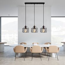 3 Way Vintage Industrial Pendant Light Hanging Retro Lamp LED Ceiling Lights UK