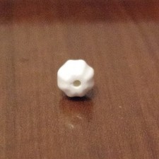White Porcelain OJIME BEAD Netsuke Sagemono Melon