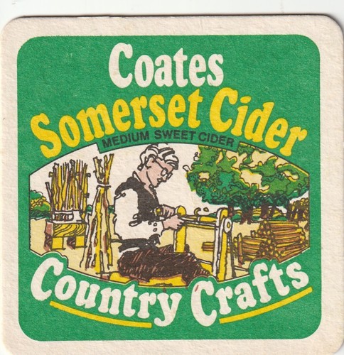 Beer mat coates cider - mat,