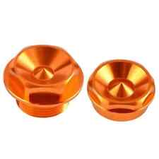 KTM ORANGE FRONT WHEEL AXLE