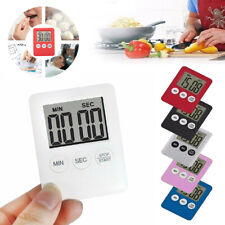 LCD Kitchen Large Cooking Digital Timer Count Down Up Clock  Loud Alarm Magnetic