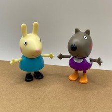 Rebecca Rabbit & Danny Dog Peppa Pig Figures Combi P&P/ Multi Buy Discs.