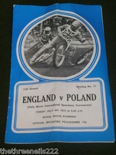 SPEEDWAY - INT - ENGLAND V