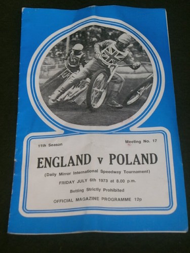 Speedway int england v - -,