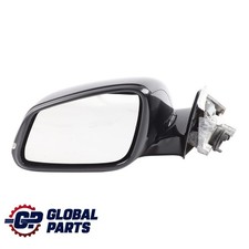 BMW F30 F31 Wing Mirror High Gloss Heated Left N/S Black Sapphire Metallic 475