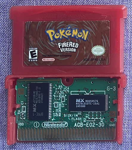 Pokemon firered version game - pokemon,