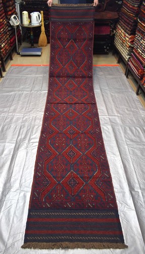 Vintage afghan mushwani runner - vintage,
