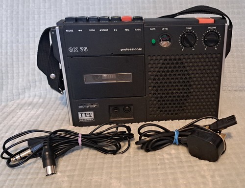 Itt cx75 portable cassette - itt,