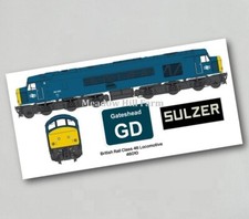 British Rail Class 46 Fridge Magnet 46010 Peak Diesel Locomotive