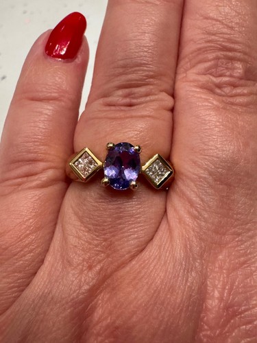 18ct tanzanite diamond - 18ct,