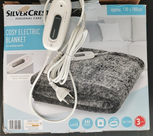 Silvercrest heated throw - silvercrest, over
