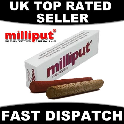 Milliput terracotta adhesive - milliput,