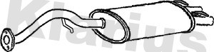 Klarius rr340v rear exhaust - rr340v,