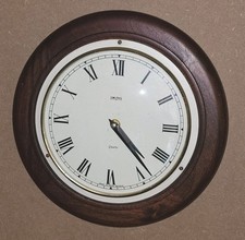 Vintage SMITHS Quartz School Or Railway Wall Clock
