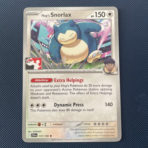 Pokemon tcg hop snorlax - hop's,