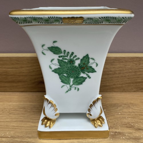 Herend footed vase chinese - herend,