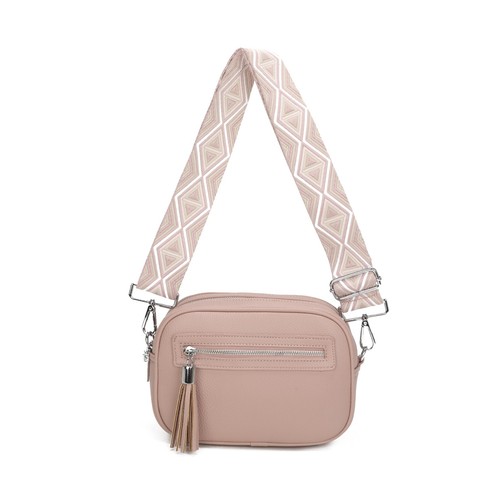 Ladies double zip - double, crossbody