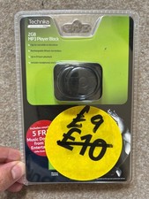 2GB MINI CLIP-ON MP3 PLAYER Black BRAND NEW SEALED!