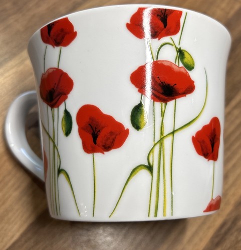 Dunelm poppies large breakfast - poppies,