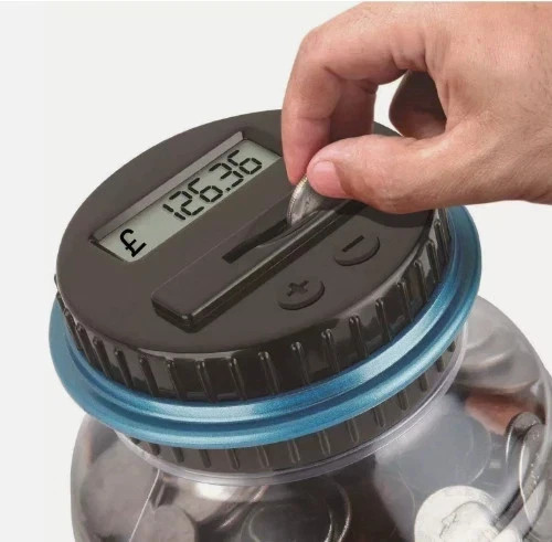 Digital piggy bank - digital, coin